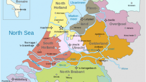 Map Of Holland Europe Map Of the Netherlands Including the Special Municipalities