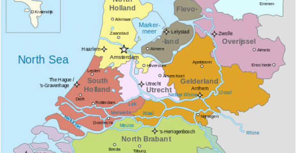 Map Of Holland Europe Map Of the Netherlands Including the Special Municipalities