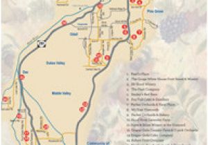 Map Of Hood River oregon Hood River County Fruit Loop Hood River oregon