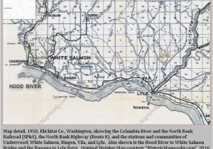 Map Of Hood River oregon the Columbia River Rowena Crest oregon
