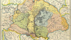 Map Of Hungary In Europe Map Of Central Europe In the 9th Century before Arrival Of