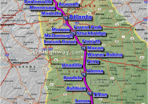 Map Of I 75 In Georgia with Exits atlanta Ga Railfan Guide Rsus Awesome Design 81 thehappyhypocrite org