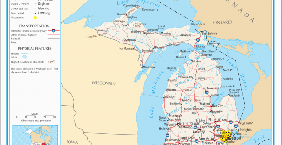 Map Of I 75 In Michigan Datei Map Of Michigan Na Png Wikipedia
