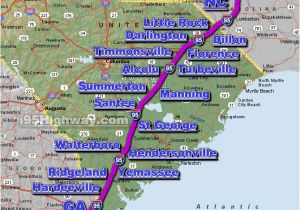 Map Of I 95 In north Carolina Cross south Carolina Photos Maps News Traveltempters