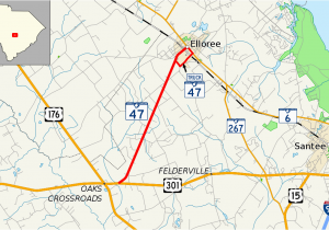 Map Of I 95 In north Carolina south Carolina Highway 47 Wikipedia