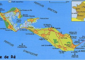 Map Of Ile De Re France France S Western isles Ile De Re France Zone at Abelard org