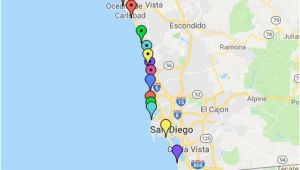 Map Of Imperial Beach California San Diego Beaches Map Google My Maps