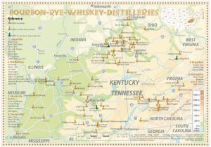 Map Of Indiana Kentucky and Tennessee Tastingmaps