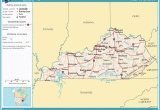 Map Of Indiana Ohio and Kentucky Printable Maps Reference