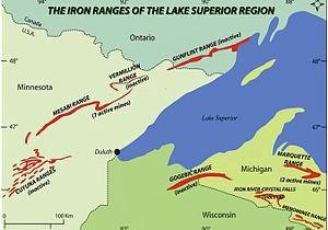 Map Of Iowa and Minnesota soudan Underground Mine State Park Wikipedia