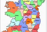 Map Of Ireland Counties and Cities Map Of Ireland Ireland Map Showing All 32 Counties Ireland Of