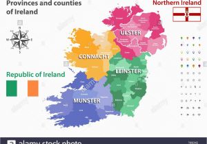 Map Of Ireland Counties and Provinces Provinces Map Ireland Stock Photos Provinces Map Ireland Stock