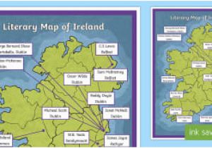 Map Of Ireland for Primary School 3rd 4th Class Famous Irish People Primary Resources Roi Resourc
