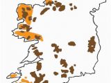 Map Of Ireland Mountain Ranges Blanket Bogs Of Ireland Factsheetirish Peatland Conservation Council