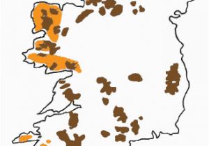 Map Of Ireland Mountain Ranges Blanket Bogs Of Ireland Factsheetirish Peatland Conservation Council