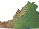 Map Of Ireland Mountain Ranges Mountains Of Virginia