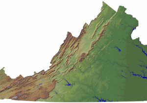 Map Of Ireland Mountain Ranges Mountains Of Virginia