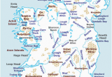Map Of Ireland Mountains Irish Sea Revolvy