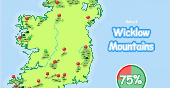 Map Of Ireland Mountains Know Your Ireland