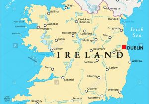 Map Of Ireland Rivers and Lakes Ireland Map Stock Photos Ireland Map Stock Images Alamy