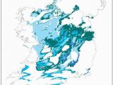 Map Of Ireland Rivers and Lakes Karst In Ireland