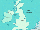 Map Of Ireland Scotland and England Map Of the British isles