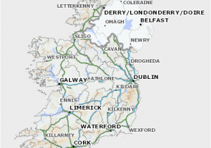 Map Of Ireland Showing Kilkenny Historic Environment Viewer Help Document