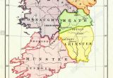 Map Of Ireland Showing Provinces A Map Of the Five Irish Provinces Prior to the Nine Years War Stock