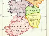 Map Of Ireland Showing Provinces A Map Of the Five Irish Provinces Prior to the Nine Years War Stock