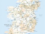 Map Of Ireland with Counties and towns Ireland Road Map