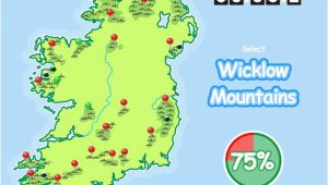 Map Of Ireland with Mountains Know Your Ireland