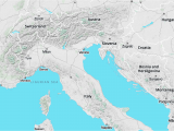 Map Of Italy Alps Walkabout Map Style A Mapzen