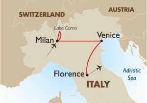 Map Of Italy and France together Classic northern Italy European tour Packages Goway Travel