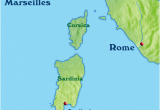 Map Of Italy and Surrounding islands Visiting Corsica Via Travel Maps and Recommendations