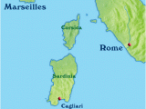 Map Of Italy and Surrounding islands Visiting Corsica Via Travel Maps and Recommendations