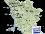 Map Of Italy Florence and Surrounding area Tuscany Map Map Of Tuscany Italy
