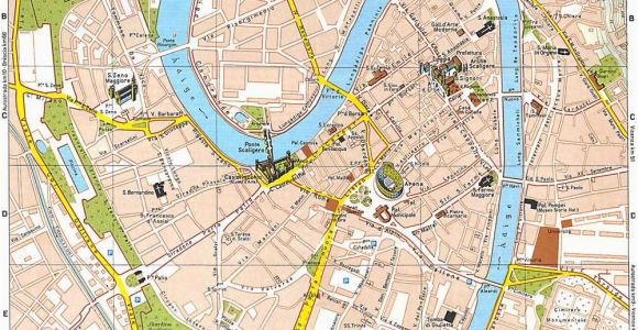 Map Of Italy for tourists Verona tourist Map Italy Ciao Bella Verona Italy Verona Map