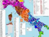 Map Of Italy In Italian Italian Dialects 1792×2048 Click Here for More Maps thelandofmaps