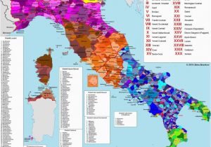 Map Of Italy In Italian Italian Dialects 1792×2048 Click Here for More Maps thelandofmaps