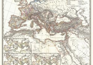 Map Of Italy In Roman Times File 1865 Spruner Map Of the Roman Empire Under Diocletian