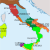 Map Of Italy In Roman Times Italy In 400 Bc Roman Maps Italy History Roman Empire Italy Map