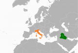 Map Of Italy In the World Iraq Italy Relations Wikipedia