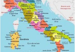 Map Of Italy Regions In English Regions Of Italy E E Map Of Italy Regions Italy Map Italy Travel