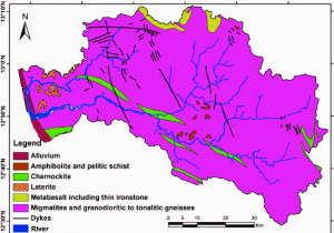Map Of Italy Rivers Geological Map Of the Netravati and Gurpur River Basins source