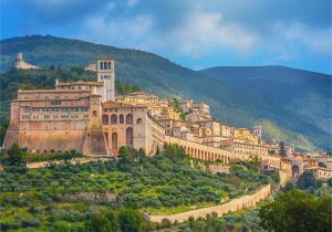 Map Of Italy Showing assisi Umbria Italy Best Hill towns and Places to Go