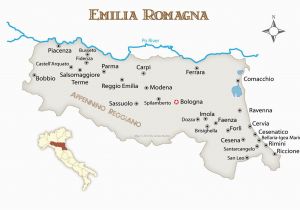 Map Of Italy Showing Bologna where to Go In the Emilia Romagna Region Of Italy