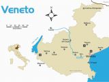 Map Of Italy Showing Lake Garda Veneto Region Of northern Italy tourist Map with Cities