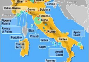 Map Of Italy Showing Portofino Awesome Map Of Italy Portofino Maps Of Italy and Itineraries In