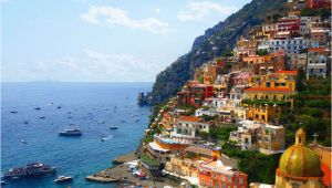 Map Of Italy Showing Positano Amalfi Coast tourist Map and Travel Information