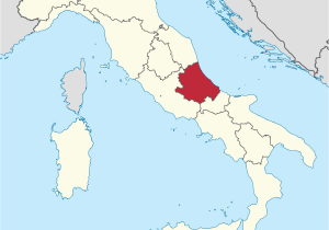 Map Of Italy Showing Provinces Abruzzo Wikipedia